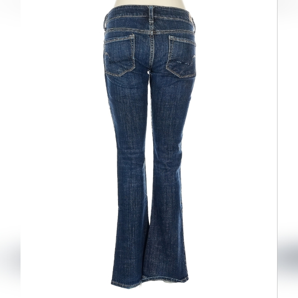 💥Sale💥American Eagle Outfitters Dark Blue Flare Jeans - Picture 2 of 4